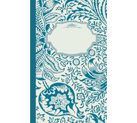 Composition Notebook Dot Grid Paper: A lovely botanical vintage illustration in muted blue and light gray.: Cute Aesthetic Notebook For College, Students, School, Work, Office.