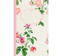 Composition Notebook Dot Grid Paper: A lovely vintage botanical illustration with pink and burgundy large flowers on a light background.: Cute ... For College, Students, School, Work, Office.