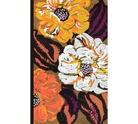 Composition Notebook Dot Grid Paper: A lovely vintage floral motif with a white, yellow and beige flowers on a light muted brown background.: Cute ... For College, Students, School, Work, Office.