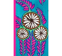 Composition Notebook Dot Grid Paper: A lovely vintage floral pattern with three flowers on a pink and blue art deco background.: Cute Aesthetic Notebook For College, Students, School, Work, Office.