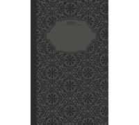 Composition Notebook Dot Grid Paper: Cool, geometric vintage pattern in shades of darker gray.: Cute Aesthetic Notebook For College, Students, School, Work, Office.