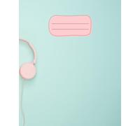 Composition Notebook: Elegant Journal College Ruled Perfect for Kids Teens and Adults Music Edition Volume #2 | 120 Pages