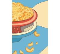 Composition Notebook: Food themeed, Mac & Cheese, College Rulled/Medium Rulled. 6×9