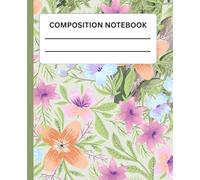 Composition Notebook for College Students: College Ruled Journal: Stylish 7.5” x 9.25” Notebook for Class Notes, Essays, Study Sessions, and Exam Prep