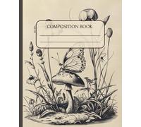 Composition Notebook for Students Collage Rule Note Students Shool Go To School Notes Journal Vintage Butterfly Illustration Gift for Student: Vintage Illustration Aesthetic Collage Rule For Students