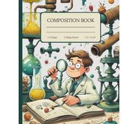 Composition Notebook For Students College-Ruled For School Notes Journal- 110 Pages - 7.5" x 9.25" - Gift For Students: Humorous Science- Laboratory ... College, Office, Work, Students, 110 page