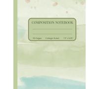 Composition Notebook For Students | College Ruled | Marble style: College Ruled Lined Pages | 110 Pages | 7.5 x 9.25