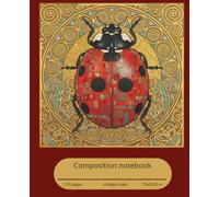 Composition Notebook for Students, College Ruled, School Notes: Elegant Journal: Classic Illustrations, Cute Insects, Gift for Students, Gift for Teachers