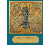 Composition Notebook for Students, Elegant Journal: Aesthetic College Ruled Notebook for Students, Elegant Illustrations, Classical Insects Illustrations