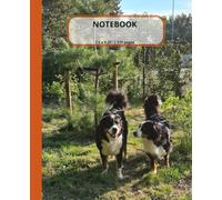 Composition Notebook Friends for life - two Berner Sennen dogs: Two sweet Berner Sennen dogs out in the park | 110 pages | 7.5 x 9.25"
