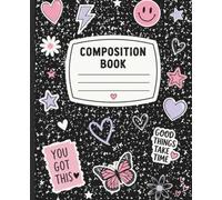 Composition Notebook Fun, Cute Y2K, Girly Pop, Stickercore, Soft Kawaii, Pastel Preppy: Dopamine Decor for Teen Girls