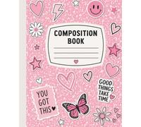 Composition Notebook Fun, Cute Y2K, Girly Pop, Stickercore, Soft Kawaii, Pastel Preppy: Dopamine Decor for Teen Girls