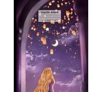 Composition Notebook: Golden Hair Dreams, Wide Ruled, 7.5 x 9.25 inches, 100 Pages - Perfect for Fairytale Fans, School, and Creative Writing