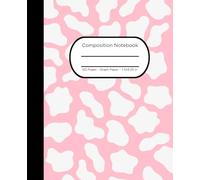 Composition Notebook: Graph Paper, 7.5 x in x 9.25 in, 120 Pages, Pink Simple Design