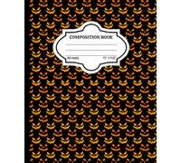Composition Notebook: Grinning After Midnight, 100 Pages College Ruled Notebook, for Work, Home or School perfect gift for Kids, Teens and Adults