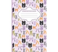 Composition Notebook: Halloween School Coquette Bow Purple and Black Journal Notebook Blank Lined Ruled 6’’x9’’ 110 Pages