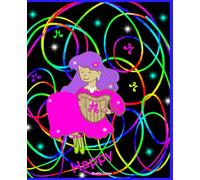 Composition notebook “Happy Collection” 7.5 by 9.25 woth 120 lined pages.