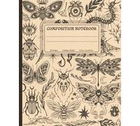 Composition Notebook Illustrated Creatures: Boho Witch Junk Journal | Dark Ephemera Art | Perfect for Creative Crafting, Halloween, Esoteric Gifts for Women