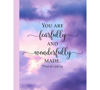 Composition Notebook: Inspirational Bible Verses: Psalms 139:14