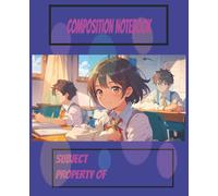 Composition Notebook is filled with 100+ ruled pages for taking notes, journaling, list making, creative writing, organizing and brainstorming. It can ... or composition book for school and work.