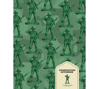 Composition Notebook Journal College Ruled - Green Camouflage Classic Toy Army Men Salute: Soft Cover 7.5" x 9.25" - 110 Lined Pages, For School ... Note Taking, Journaling, Diary, and More