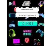 Composition Notebook Journal: Video Game Consoles | Wide Ruled Lined Notebook for Writing Notes | Fun Gamer Design for Kids, Students, and School ... Notebook for Gamers, Students, and Kids