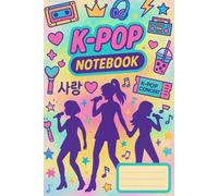 Composition Notebook: K-Ppop Inspired Music kpop Idols | 6x9in | Back to School gift for Kids, Teen and Students