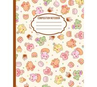 Composition Notebook: Kawaii, Cute Cat Theme - Journal, Writing, To-do - College Ruled - School, College, Work