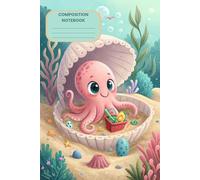 Composition Notebook - Kraken Playtime: The Deep Sea’s Cutest Monster - 6" x 9" Notebook