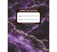 Composition Notebook: Lecture Notes & Academic Excellence - Purple Marble Aesthetic