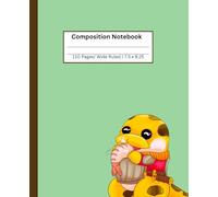 Composition Notebook: Leo the Gecko's Journey: Wide Ruled, 7.5 x 9.25, 110 Pages of Fun and Learning for Teens and Kids(No Illustrations inside)