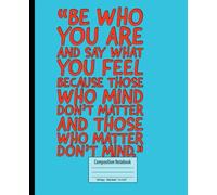 Composition Notebook: Lessons quote, Wide Ruled, 7.5 x 9.25 inches, 100 Pages - Perfect for Fans, School, and Creative Writing