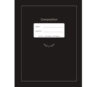 Composition Notebook: Lined Paper Journal for College, School, Home & Office Supplies | Diary or Journal for writing projects, Art, Creative Reflection | College Ruled | 8.5x11 inch | 120 Pages