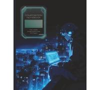 Composition Notebook: Lofi Style Anime Deep Focus Cyber-Blue Aesthetic for Coding - UI-inspired Wide Ruled Journal for Digital Natives (110 Pages)