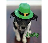 Composition Notebook: Lucky the Pup comp book journal with 100 blank lined pages / 7.5x9.25 lined composition notebook journal for all ages for ... doodling, school, designing gift for anyone