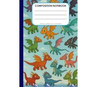 Composition Notebook: Magical Dragon Adventures in the Winged Realm | Size: 6 in x 9 in, 108 Pages, College Ruled.