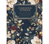 Composition Notebook: Midnight Garden: College Ruled | 120 Pages | 7.5x9.25 inches | Cozy Winter Design for School Notes, Journaling & Writing | Perfect Christmas Gift for Teens & Students
