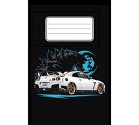 Composition Notebook: Modern design and popular themes among young people like fast cars and monsters make it