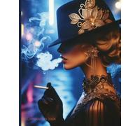 Composition Notebook: Neon Noir Detective Rococo Princess themed Notebook | College Ruled | Journal for planning, study | 7.5 x 9.25 in, 100 Pages