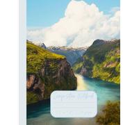 Composition Notebook “Norway”: Fjords of Norway | Daily Travel Journal | 7.5” x 9.25” | 110 lined pages