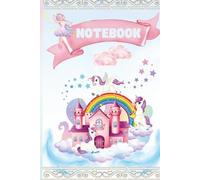 Composition Notebook : Pink theme ,Pony ,Castle ,unicorn and Cute fairy and rainbows | School for kids