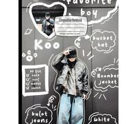 Composition Notebook: Pop Star, Wide Ruled, 7.5 x 9.25 inches, 100 Pages - Perfect for Music Fans And Lyrics Notes ( Notebook )