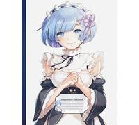 Composition NoteBook: Rem Re Zero Ram Kanjii D79 , 8.5x11 Inches - 110 page Workbook School Office Supplies For Children Boys Students Gift Home College Writing Notes Ruled Lined Pages