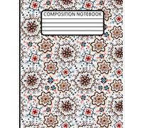 Composition Notebook: Repeated patterned of polygons and small multi-colored arrows Journal with 120 college Ruled, White Colored Pages
