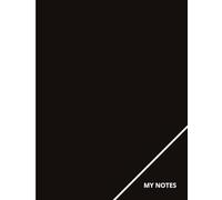 Composition Notebook, Ruled Paper for School and Offices, A4 8.27 x 11.69Inch, 100 Pages, Black Glossy Cover: For Students or Professionals