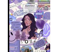 Composition Notebook: Sad Girl Pop Vibes, Wide Ruled, 7.5 x 9.25 inches, 100 Pages - Perfect for Fans And School Notes