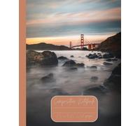 Composition Notebook “San Francisco, California”: Golden Gate Bridge | Journal | 7.5” x 9.25” | 110 lined pages