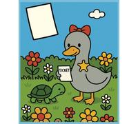 Composition Notebook - Silly Goose Giving a Speeding Ticket in the Garden | Wide Ruled | 7.5 x 9.25 | 100 Pages: Aesthetic Goose School Notebook for ... for Writing, Homework, and Creative Notes
