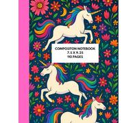 Composition Notebook: Simple and cute Unicorn Journal/ kids / 110 pages / 7.5 x 9.25 inches