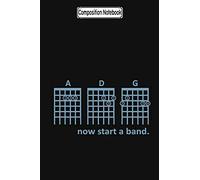 Composition Notebook: The oc inspired - seth cohen 'now start a band' _ v-neck Journal Notebook Blank Lined Ruled 6x9 100 Pages